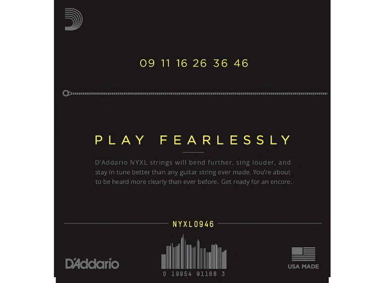 D'addario NYXL 0946 El.Gitar strenger (009-046) 